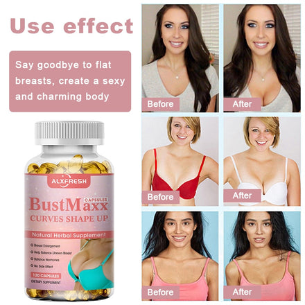 Alxfresh Breast Enhancement Capsules To Help Balance Uneven Breasts Growth Vaginal Health Firmer, Firmer Breast Supplement