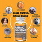 Alxfresh Korean Ginseng Capsules Ginkgo Biloba for Strength, Endurance, Performance Enhancement and Focus Supplement