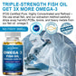 Alxfresh Wild Caught Omega 3 Fish Oil– 120/60 Soft Gels –3600mg High EPA 1300mg DHA 900mg Non-GMO Gluten Free Dietery Supplement
