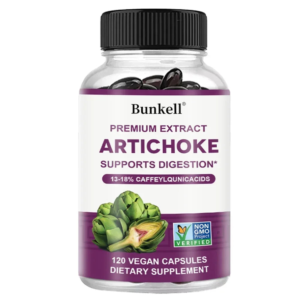 Artichoke Extract, 13-18% Caffeoylquinic Acids, Dietary Supplement, Supports Digestion, Liver and Bile Health, Cardiovascular