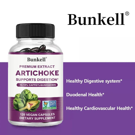 Artichoke Extract, 13-18% Caffeoylquinic Acids, Dietary Supplement, Supports Digestion, Liver and Bile Health, Cardiovascular