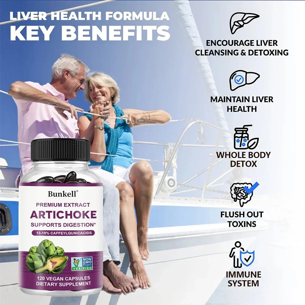 Artichoke Extract, 13-18% Caffeoylquinic Acids, Dietary Supplement, Supports Digestion, Liver and Bile Health, Cardiovascular