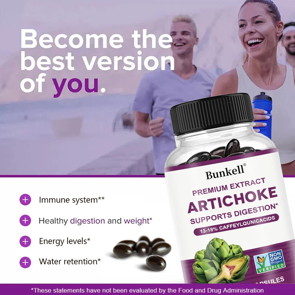 Artichoke Extract, 13-18% Caffeoylquinic Acids, Dietary Supplement, Supports Digestion, Liver and Bile Health, Cardiovascular