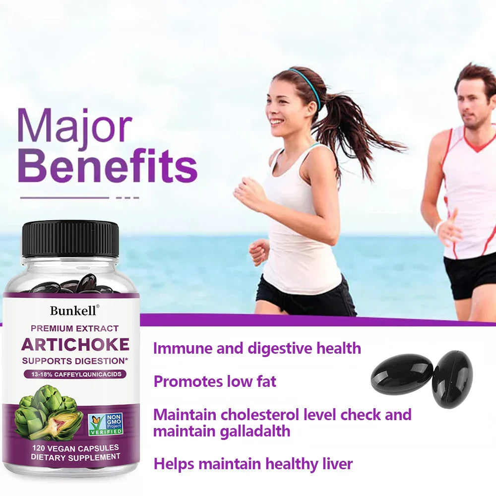 Artichoke Extract, 13-18% Caffeoylquinic Acids, Dietary Supplement, Supports Digestion, Liver and Bile Health, Cardiovascular