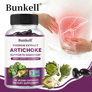 Artichoke Extract, 13-18% Caffeoylquinic Acids, Dietary Supplement, Supports Digestion, Liver and Bile Health, Cardiovascular