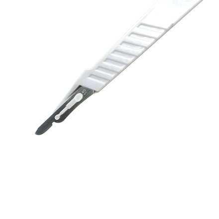 Aseptic Disposable 10# Round Head 10 Scalpels, 11 Point Scalpels For Surgical Skin, Laboratory Anatomy, Carving And Craft Hobby