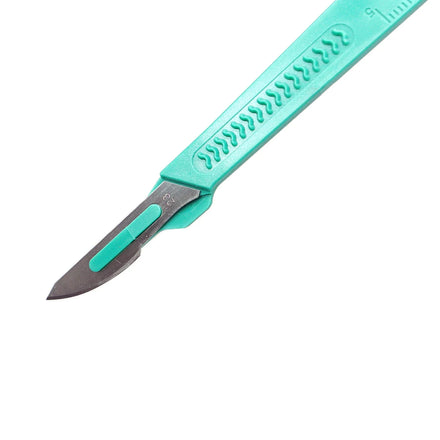 Aseptic Disposable 10# Round Head 10 Scalpels, 11 Point Scalpels For Surgical Skin, Laboratory Anatomy, Carving And Craft Hobby