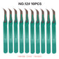 Aseptic Disposable 10# Round Head 10 Scalpels, 11 Point Scalpels For Surgical Skin, Laboratory Anatomy, Carving And Craft Hobby