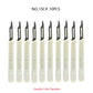 Aseptic Disposable 10# Round Head 10 Scalpels, 11 Point Scalpels For Surgical Skin, Laboratory Anatomy, Carving And Craft Hobby