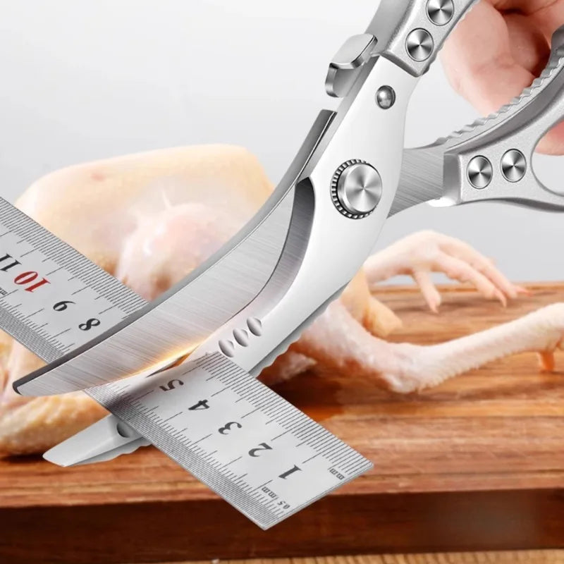 BAKULI-1pcs chicken bone scissors, household multifunctional thickened stainless steel kitchen bone cutter special food cutter