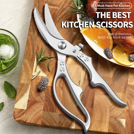BAKULI-1pcs chicken bone scissors, household multifunctional thickened stainless steel kitchen bone cutter special food cutter