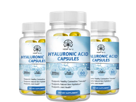 BBEEAAUU Hydrolytic Hyaluronic Acid Capsule Antioxidant Deeply Nourish Skin Brighten Elastic Skin and Joints Health