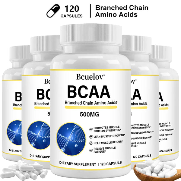 BCAA Supplement – Branched Chain Amino Acids Capsules – Enhance Strength and Energy Levels, Increase Muscle Mass in Pakistan