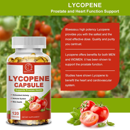 BEAU Lycopene Capsules Tomato Extract Enhance Immunity Treatment Improve Sperm Quality Cure Prostatitis Improve Women Fertility