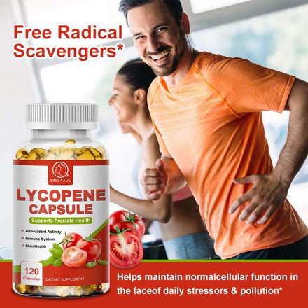 BEAU Lycopene Capsules Tomato Extract Enhance Immunity Treatment Improve Sperm Quality Cure Prostatitis Improve Women Fertility