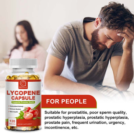 BEAU Lycopene Capsules Tomato Extract Enhance Immunity Treatment Improve Sperm Quality Cure Prostatitis Improve Women Fertility