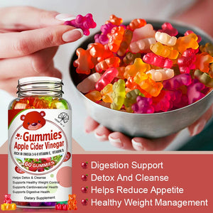 BHB Keto Apple Cider Vinegar Gummies Weight Loss, Speed up Slimming, Whitening Skin, ACV & Vitamin Supplement Bear Gummy, Vegan in Pakistan