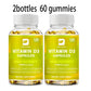 BW Vitamin D3 Capsules Strengthens Bones, Teeth, Heart and Nerves, Enhances Immune System Function Supplement For Women & Men