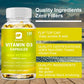 BW Vitamin D3 Capsules Strengthens Bones, Teeth, Heart and Nerves, Enhances Immune System Function Supplement For Women & Men