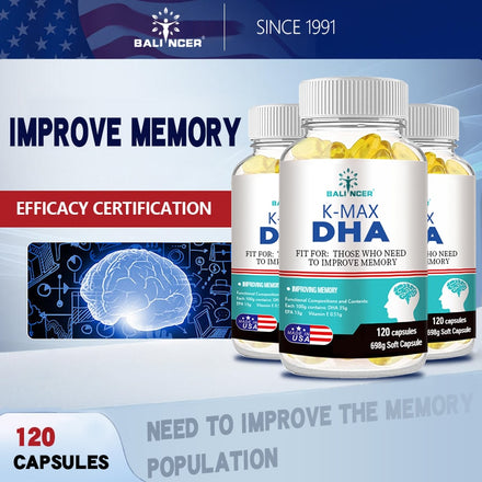 Balincer Brain Supplement - Boosts Memory, Concentration & Cognition, Supports Eye, Brain & Heart Health