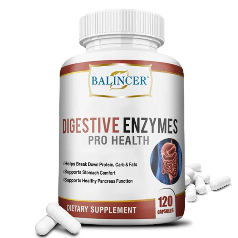 Balincer Digestive Enzyme Supplement - Supports Nutrient Absorption | Gut Health - Immune Support - Non-GMO