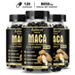 Balincer Maca Supplement - with Ginseng Ashwagandha Tribulus Terrestris 8050mg - Muscle Mass, Endurance and Vitality