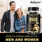 Balincer Maca Supplement - with Ginseng Ashwagandha Tribulus Terrestris 8050mg - Muscle Mass, Endurance and Vitality