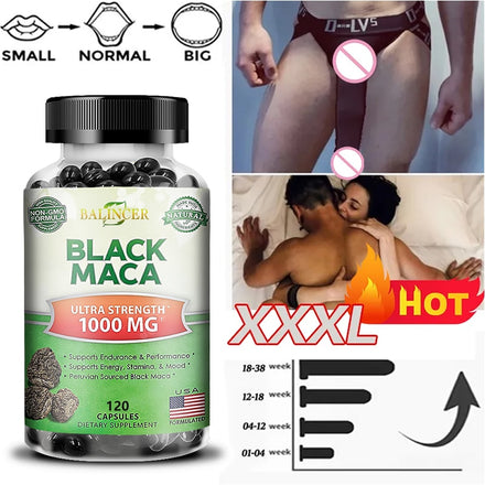 Balincer Men's Testosterone Supplement - Enhances Male Potency, Stamina & Strength, Increases Sex Drive & Muscle Mass