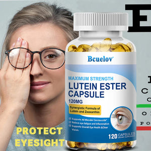 Bcuelov Lutein & Zeaxanthin, Eye Health Supplement, Supports Vision Health, Macula Health, 120 Capsules