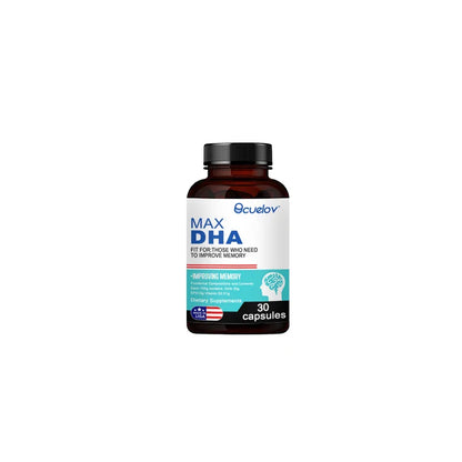 Bcuelov MAX DHA-enhance Memory, Protect Eyesight, Intelligence, Activate Brain Cells, Improve Brain Fatigue, Dietary Supplement