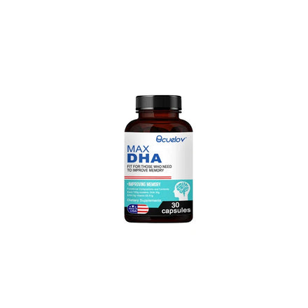 Bcuelov MAX DHA-enhance Memory, Protect Eyesight, Intelligence, Activate Brain Cells, Improve Brain Fatigue, Dietary Supplement