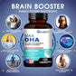 Bcuelov MAX DHA-enhance Memory, Protect Eyesight, Intelligence, Activate Brain Cells, Improve Brain Fatigue, Dietary Supplement