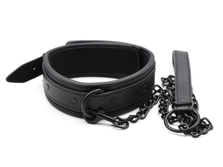 Bdsm Collar Leather And Iron Chain Link bdsm Slave Collars Women Bondage Collar For Couples Adults Restraints