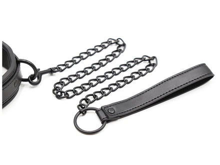 Bdsm Collar Leather And Iron Chain Link bdsm Slave Collars Women Bondage Collar For Couples Adults Restraints