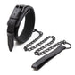 Bdsm Collar Leather And Iron Chain Link bdsm Slave Collars Women Bondage Collar For Couples Adults Restraints