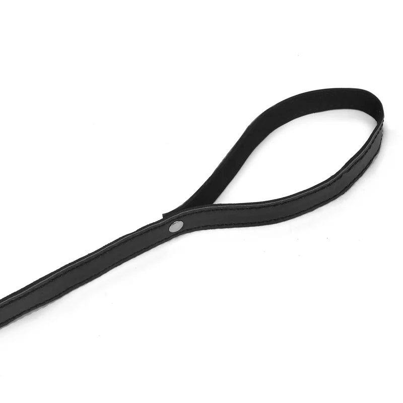 Bdsm Collar Leather And Leash Plush Fetish Bondage Necklace SM Toys Restraints For Adults Women Men Couples Games