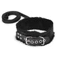 Bdsm Collar Leather And Leash Plush Fetish Bondage Necklace SM Toys Restraints For Adults Women Men Couples Games