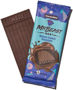 Beast Bar Quinoa Crunch Chocolate, Almond Chocolate, Original Chocolate, Milk Chocolate Feast Bars [4-Pack] in Pakistan