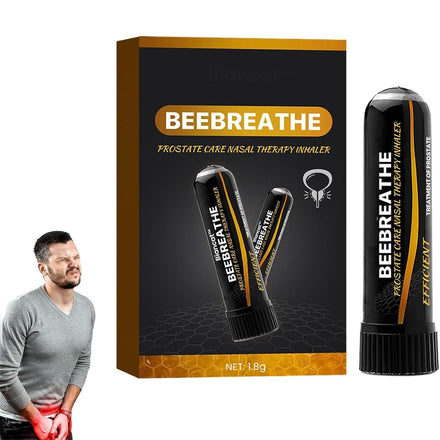 Beebreathe Prostate Nasal Inhaler, Beeboom Nasal Inhaler for Prostate Wellness, Prostate Spray Improves Blood Circulation, Clean Your Nose and Enjoy Fresh Air, Restores Energy and Vitality (3pcs)