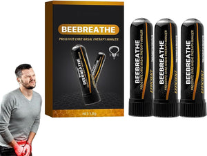 Beebreathe Prostate Nasal Inhaler, Beeboom Nasal Inhaler for Prostate Wellness, Prostate Spray Improves Blood Circulation, Clean Your Nose and Enjoy Fresh Air, Restores Energy and Vitality (3pcs)