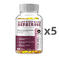 Berberine Supplement 1500mg Support Cardiovascular, Blood Pressure & Sugar High Potency with Ceylon Cinnamon, Turmeric Vegan