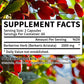 Berberine Supplement 2000 Mg - Natural Vegetarian Supports Immune System, Heart, Cardiovascular Health, Digestion - Non-GMO