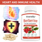Berberine Supplement 2000 Mg - Natural Vegetarian Supports Immune System, Heart, Cardiovascular Health, Digestion - Non-GMO