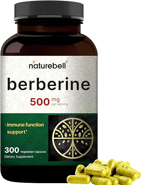Berberine Supplement 500mg | 300 Veggie Capsu in Pakistan