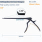 Black Kerrison Rongeur 90 /110 degree Orthopedics Surgical Instrument 280mm