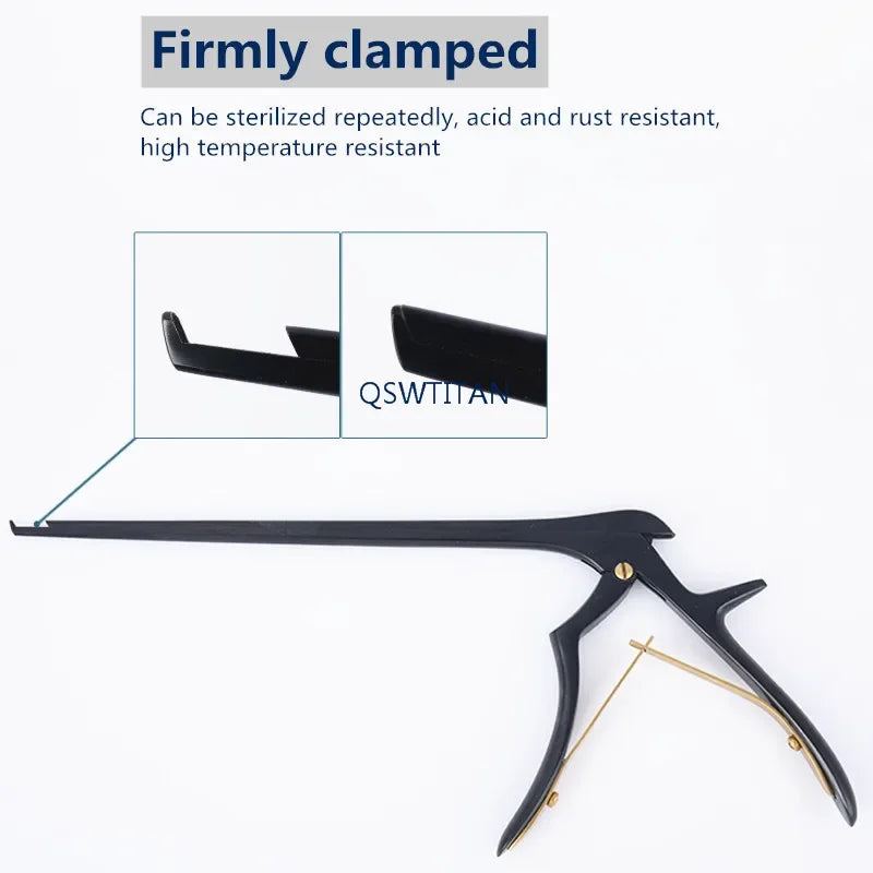 Black Kerrison Rongeur 90 /110 degree Orthopedics Surgical Instrument 280mm