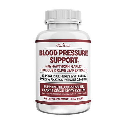 Blood Pressure Support Supplement - Supports Healthy Heart, Cholesterol, Heart, High Blood Pressure & Antioxidants