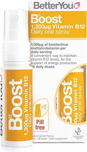 Boost Vitamin B12 Oral Spray - Natural Liquid Vitamin Supplement - Vitamin Spray for Daily B12 Intake - Green Tea and Chromium - 0.85 oz in Pakistan