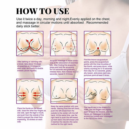Breast Enhancement Essential Oil Fast Plump Growth Anti-sagging Firming Female Hormones Bust Enhancer Sexy Body Massage Products