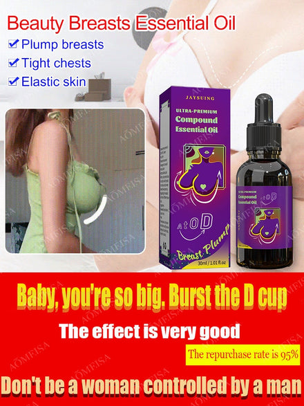 Breast Enlargement Essential Oil Chest Enhancement Bust Plump Up Growth Enlarging Oil Boobs Bigger Lift Firming Breast Enlarge